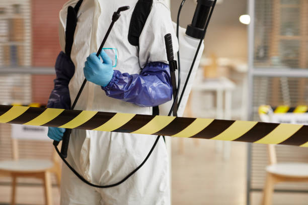 Professional Biohazard Cleanup technician working in College Grove, TN